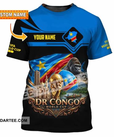 Unisex Shirt - Custom Dr Congo World Cup 2026 Shirt