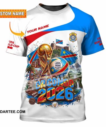 Unisex Shirt - Custom Dr Congo World Cup 2026 Shirt