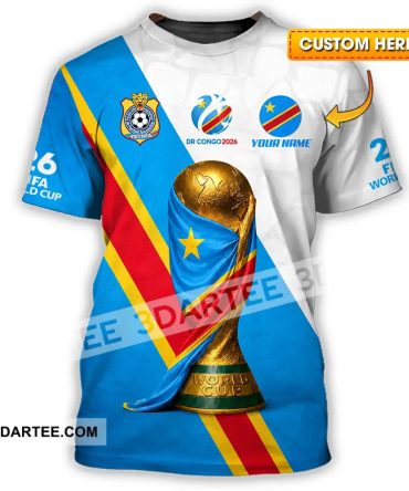 Unisex Shirt - Custom Dr Congo World Cup 2026 Shirt