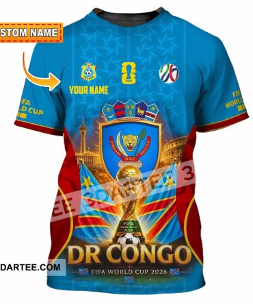 Unisex Shirt - Custom Dr Congo World Cup 2026 Shirt