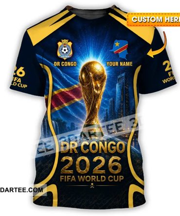 Unisex Shirt - Custom Dr Congo World Cup 2026 Shirt