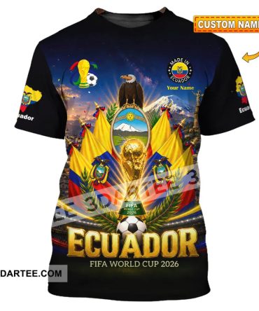 Unisex Shirt - Custom Ecuador World Cup 2026 Shirt