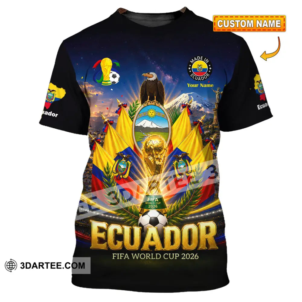 Unisex Shirt - Custom Ecuador World Cup 2026 Shirt