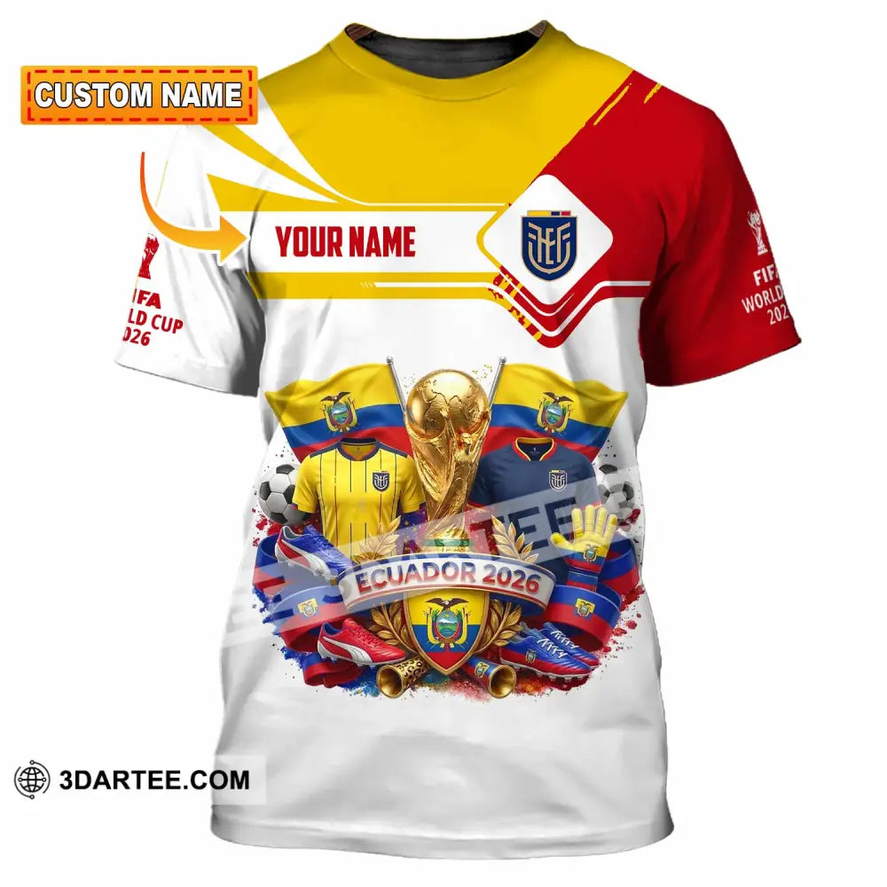 Unisex Shirt - Custom Ecuador World Cup 2026 Shirt