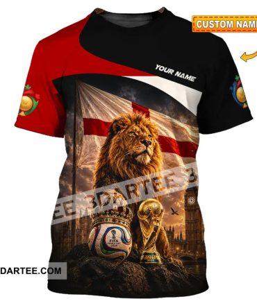 Unisex Shirt - Custom England World Cup 2026 Shirt