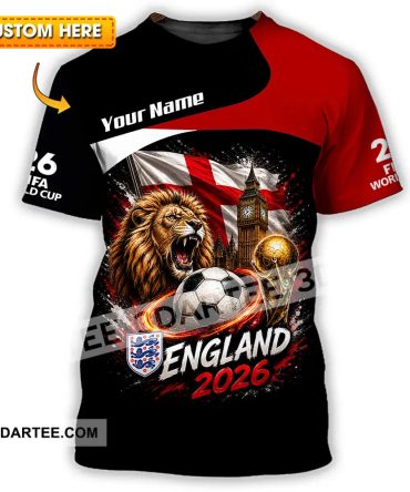 Unisex Shirt - Custom England World Cup 2026 Shirt