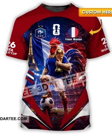 Unisex Shirt - Custom France World Cup 2026 Shirt