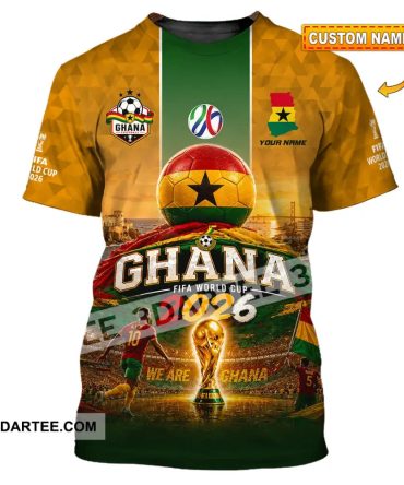 Unisex Shirt - Custom Ghana World Cup 2026 Shirt