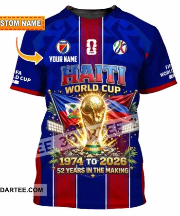 Unisex Shirt - Custom Haiti World Cup 2026 Shirt