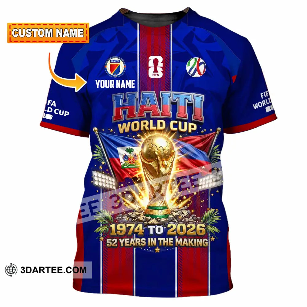 Unisex Shirt - Custom Haiti World Cup 2026 Shirt