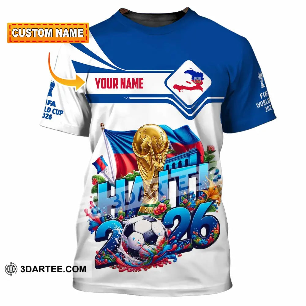 Unisex Shirt Hoodie - Custom Haiti World Cup 2026 Shirt Hoodie