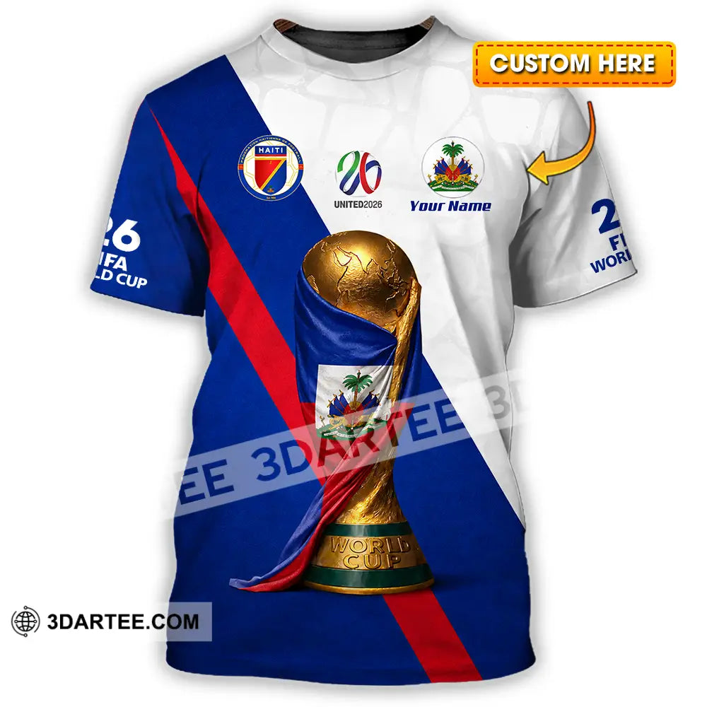 Unisex Shirt Hoodie - Custom Haiti World Cup 2026 Shirt Hoodie