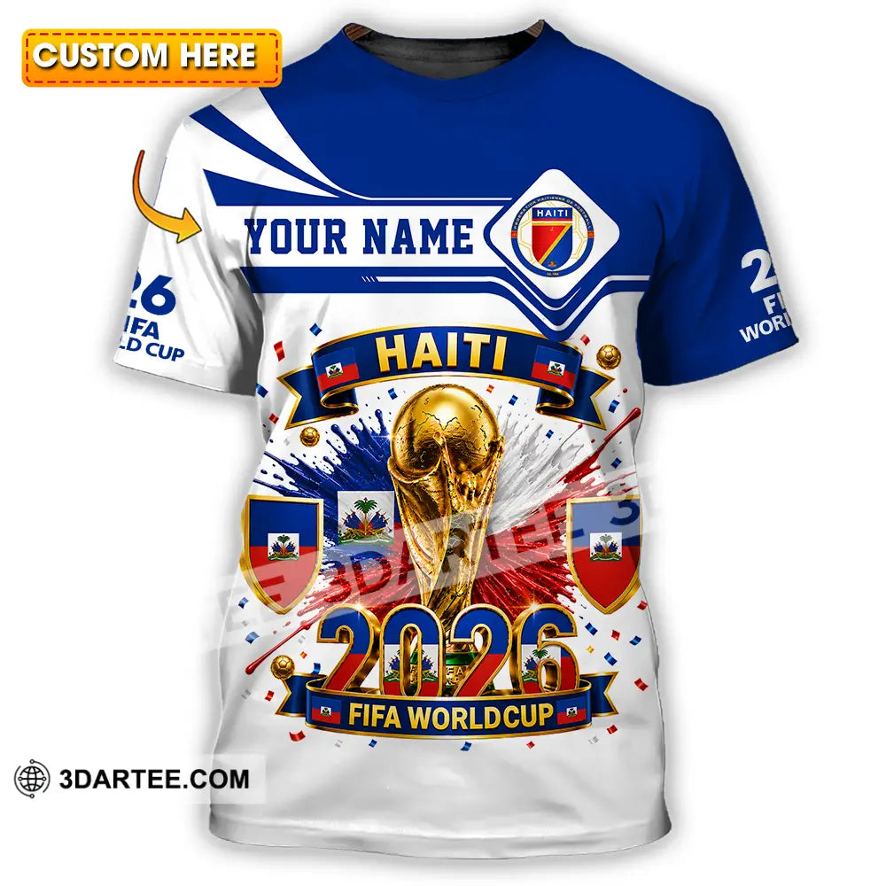 Unisex Shirt Hoodie - Custom Haiti World Cup 2026 Shirt Hoodie