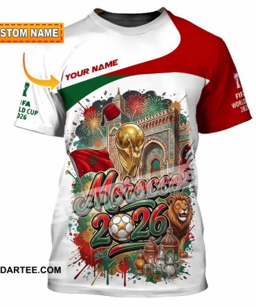 Unisex Shirt - Custom Morocco World Cup 2026 Shirt