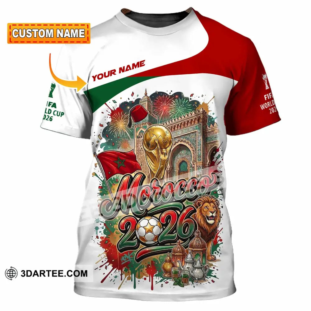 Unisex Shirt - Custom Morocco World Cup 2026 Shirt