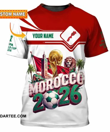 Unisex Shirt - Custom Morocco World Cup 2026 Shirt