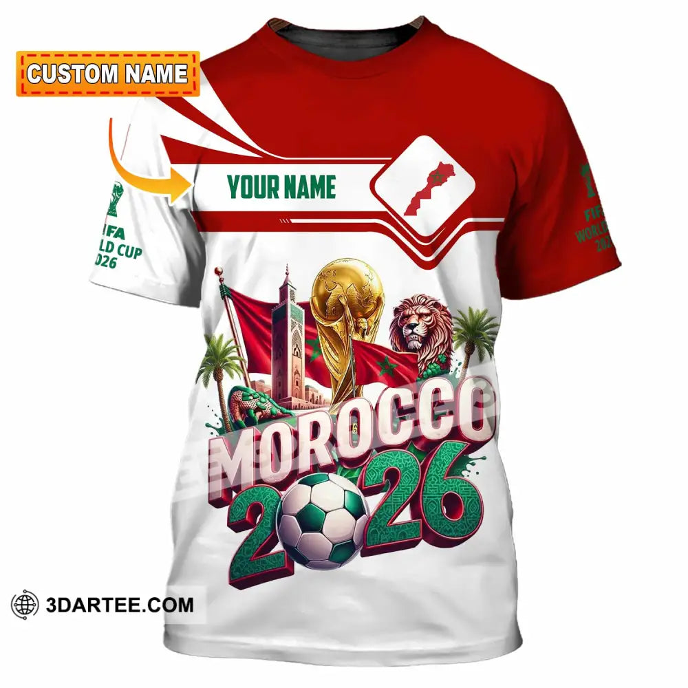 Unisex Shirt - Custom Morocco World Cup 2026 Shirt