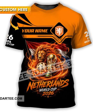 Unisex Shirt - Custom Netherlands World Cup 2026 Shirt