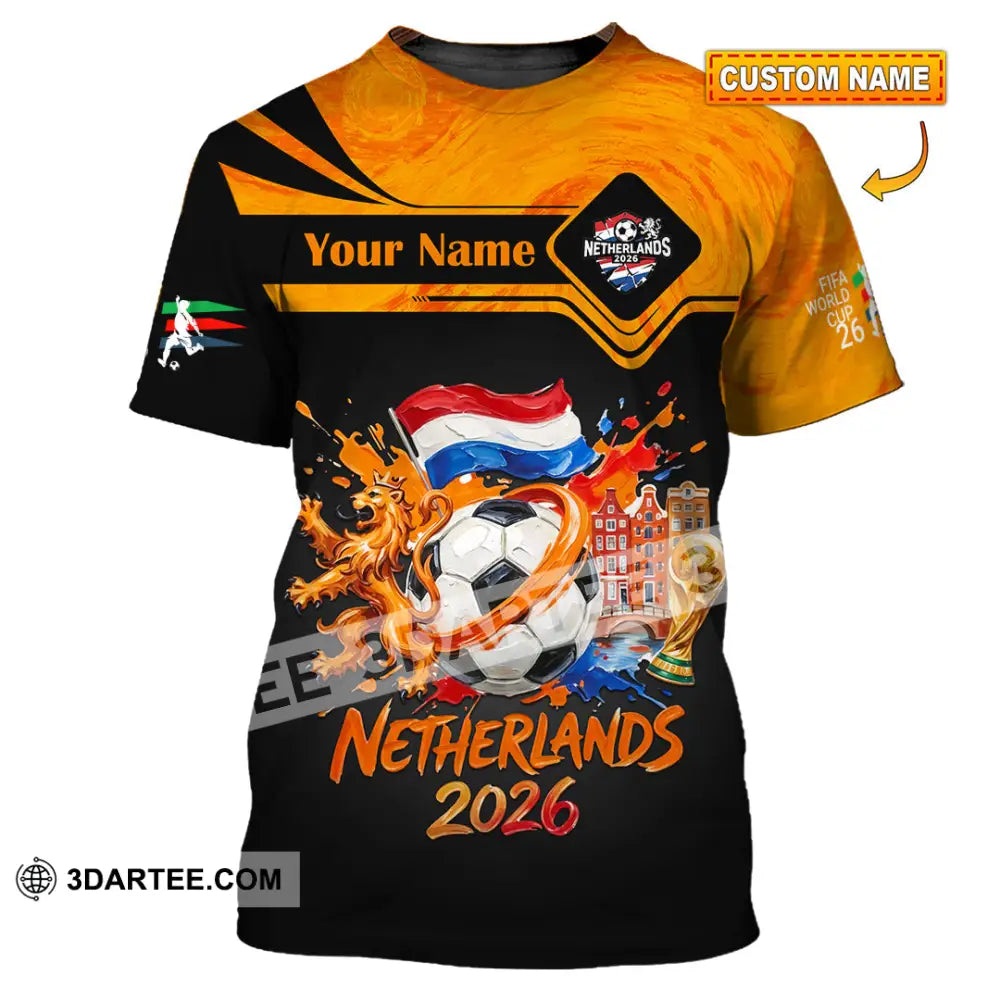 Unisex Shirt Hoodie - Custom Netherlands World Cup 2026 Shirt Hoodie