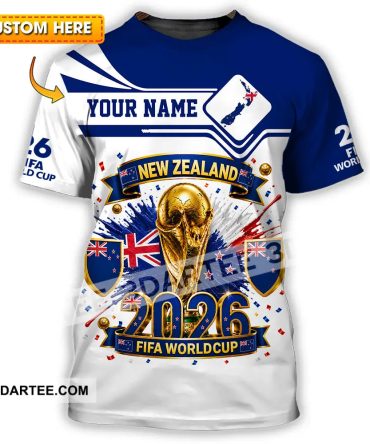 Unisex Shirt Hoodie - Custom New Zealand World Cup 2026 Shirt Hoodie