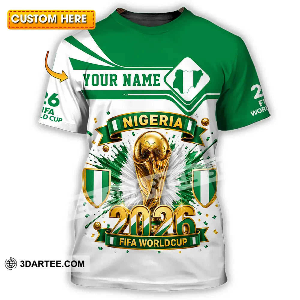 Unisex Shirt Hoodie - Custom Nigeria World Cup 2026 Shirt Hoodie