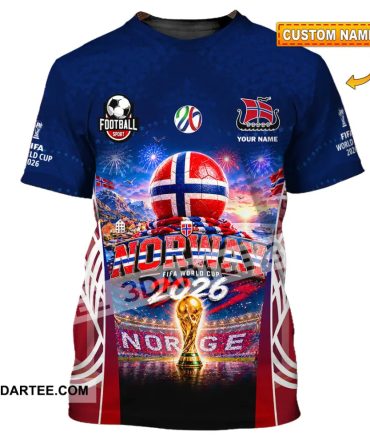 Unisex Shirt - Custom Norway World Cup 2026 Shirt