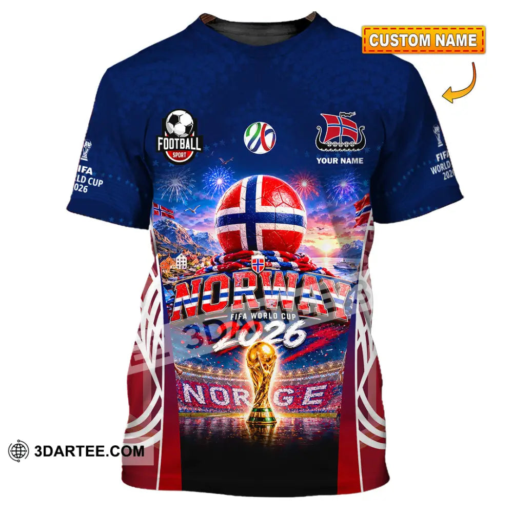 Unisex Shirt - Custom Norway World Cup 2026 Shirt