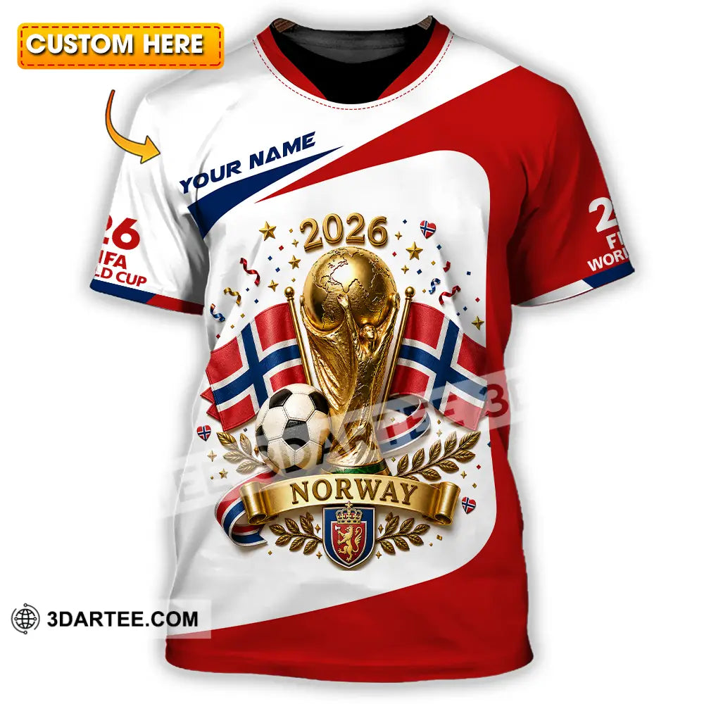 Unisex Shirt - Custom Norway World Cup 2026 Shirt