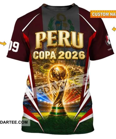 Unisex Shirt - Custom Peru Copa 2026 Shirt