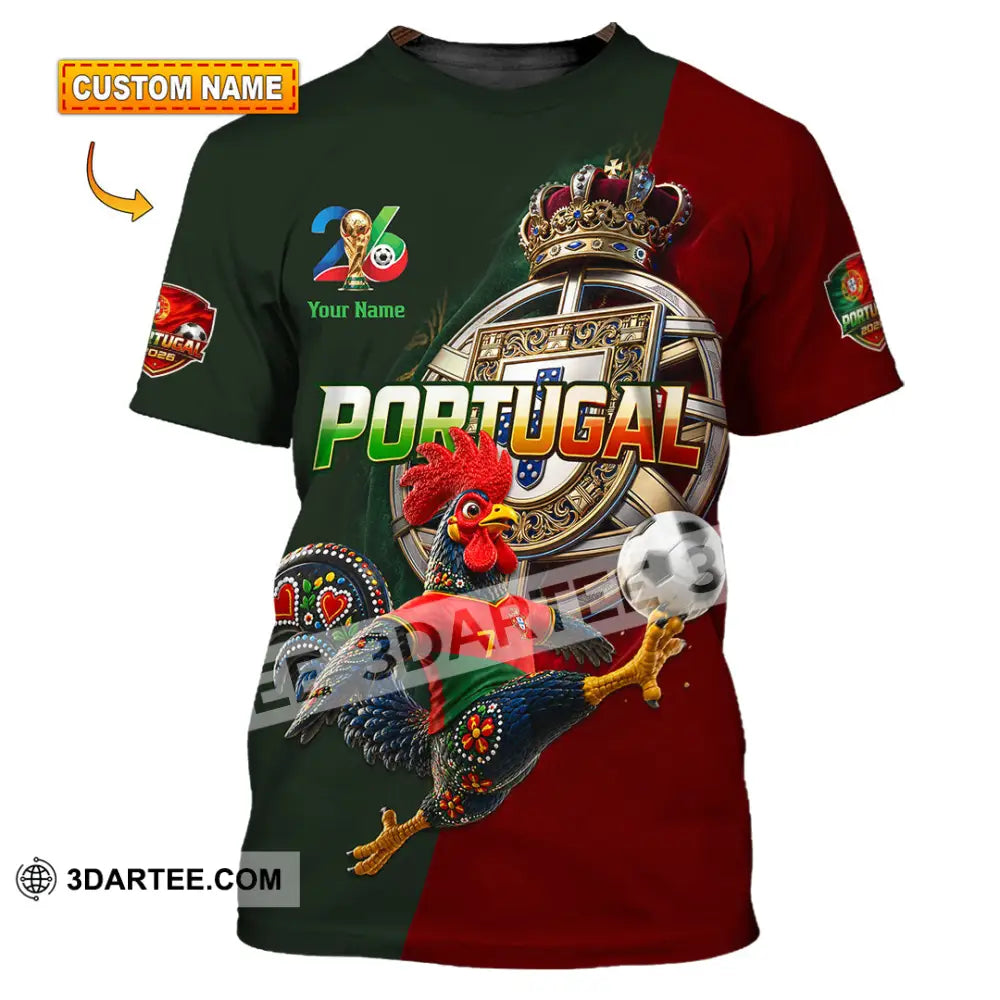 Unisex Shirt Hoodie - Custom Portugal World Cup 2026 Shirt Hoodie