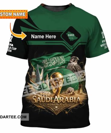Unisex Shirt Hoodie - Custom Saudi Arabia World Cup 2026 Shirt Hoodie