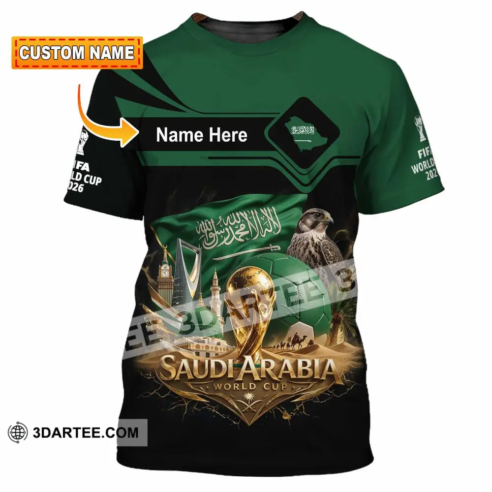 Unisex Shirt Hoodie - Custom Saudi Arabia World Cup 2026 Shirt Hoodie