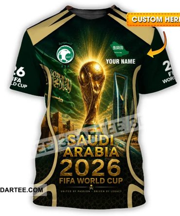 Unisex Shirt - Custom Saudi Arabia World Cup 2026 Shirt