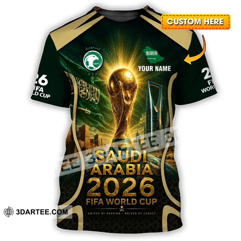 Unisex Shirt - Custom Saudi Arabia World Cup 2026 Shirt