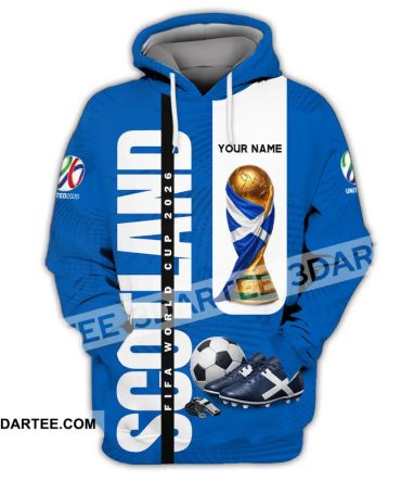 Unisex Shirt - Custom Scotland World Cup 2026 3D Shirt