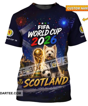 Unisex Shirt - Custom Scotland World Cup 2026 Shirt