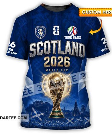 Unisex Shirt - Custom Scotland World Cup 2026 Shirt