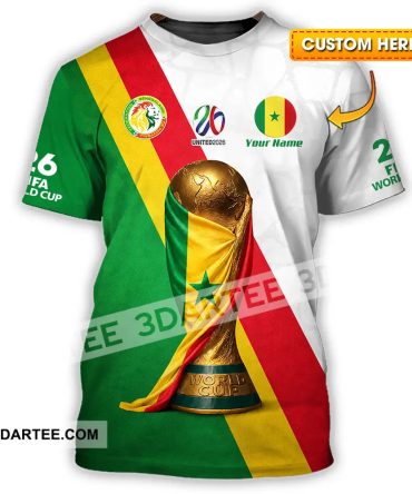 Unisex Shirt Hoodie - Custom Senegal World Cup 2026 Shirt Hoodie
