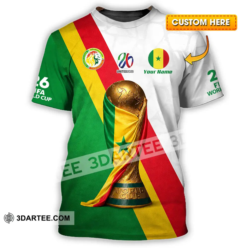 Unisex Shirt Hoodie - Custom Senegal World Cup 2026 Shirt Hoodie