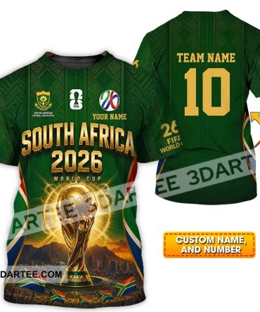 Unisex Shirt - Custom South Africa World Cup 2026 Shirt