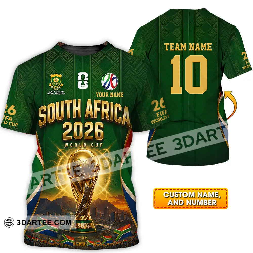 Unisex Shirt - Custom South Africa World Cup 2026 Shirt