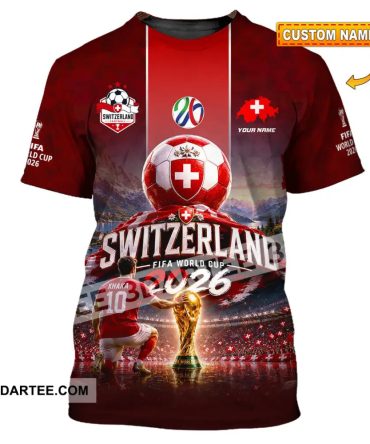 Unisex Shirt - Custom Switzerland World Cup 2026 Shirt
