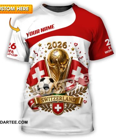 Unisex Shirt - Custom Switzerland World Cup 2026 Shirt