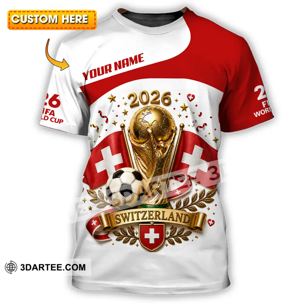 Unisex Shirt - Custom Switzerland World Cup 2026 Shirt