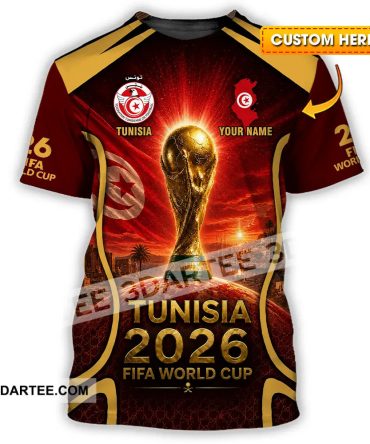 Unisex Shirt - Custom Tunisia World Cup 2026 Shirt
