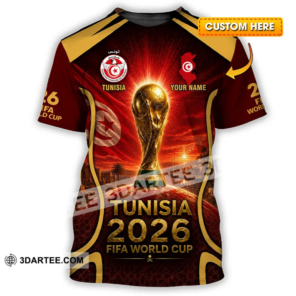 Unisex Shirt - Custom Tunisia World Cup 2026 Shirt