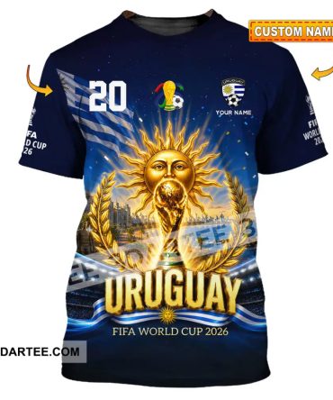 Unisex Shirt - Custom Uruguay World Cup 2026 Shirt