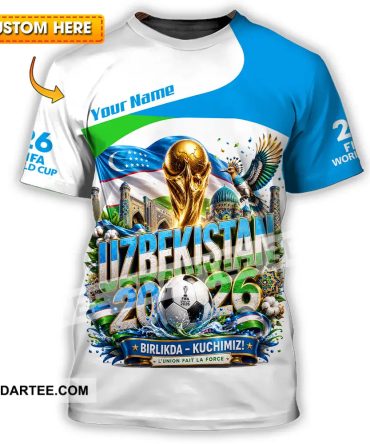 Unisex Shirt - Custom Uzbekistan World Cup 2026 Shirt