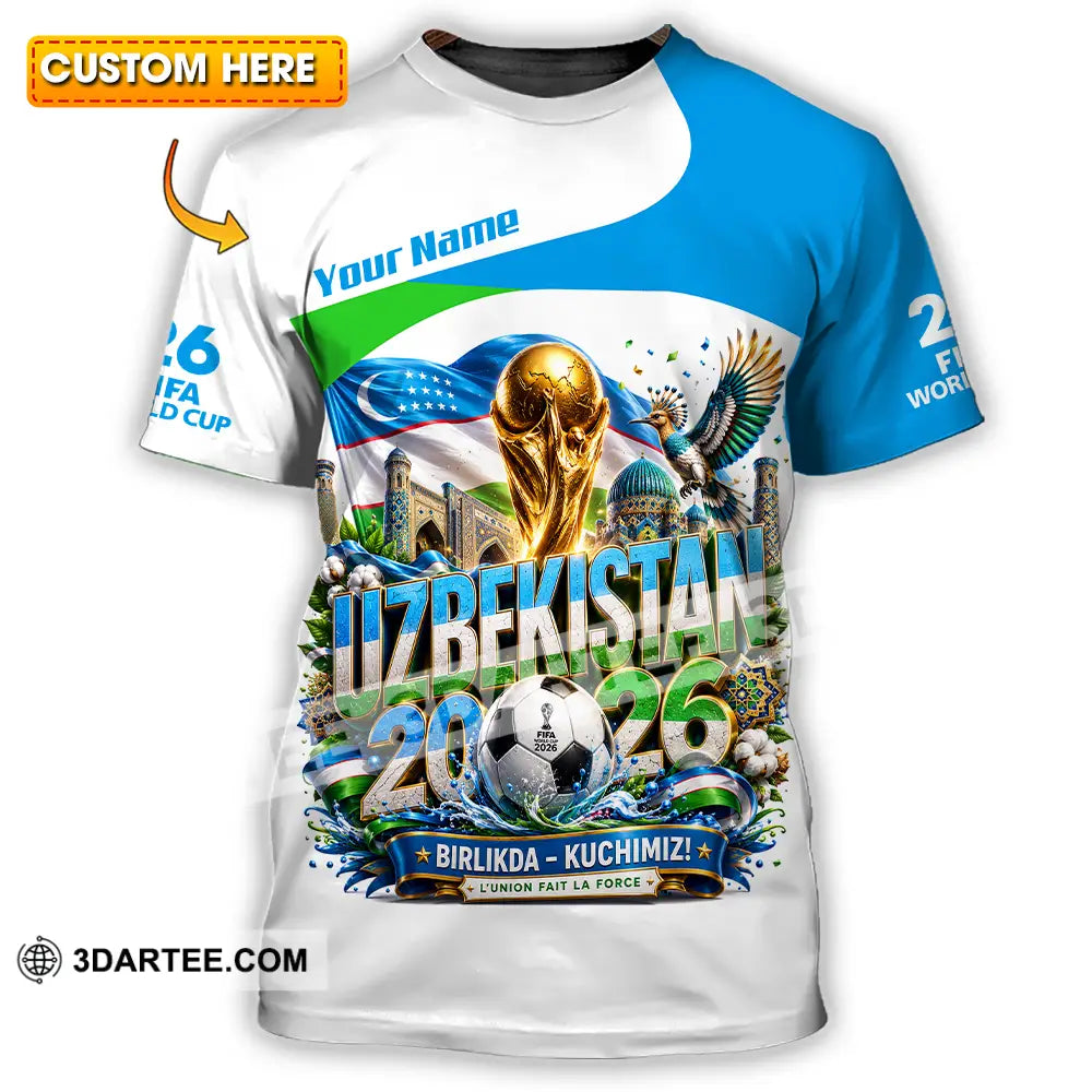 Unisex Shirt - Custom Uzbekistan World Cup 2026 Shirt