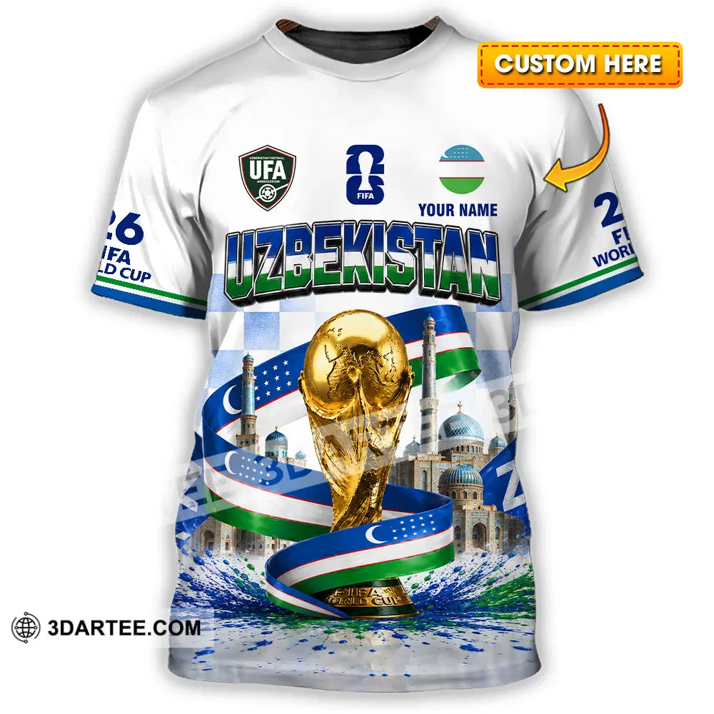 Unisex Shirt - Custom Uzbekistan World Cup 2026 Shirt